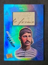 2021 Super Products, Pieces Of The Past, Relic, Walter Camp, Blue, # 318