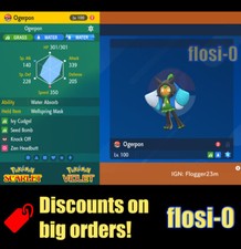 6IV Ogerpon Wellspring Mask Form Pokemon Scarlet and Violet