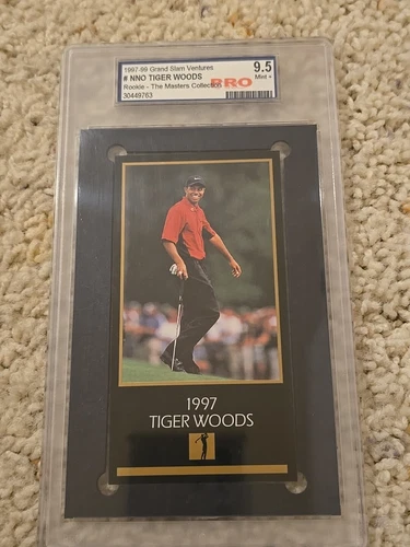 1997-1999 Grand Slam Ventures Tiger Woods RC PRO 9.5 MINT ROOKIE