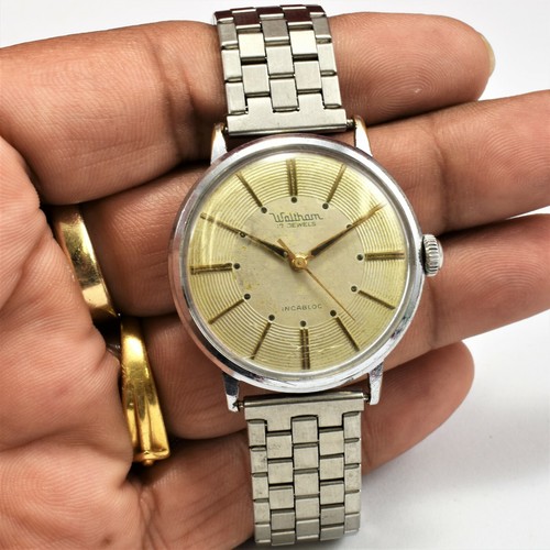 Vintage 1955 Waltham 17Jewel INCABLOC 