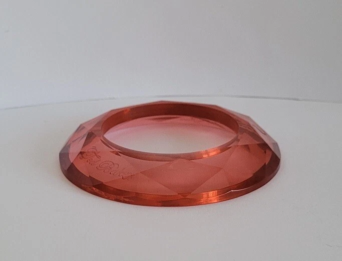 Brazalete Ted Baker ROJO Acrílico Facetado Brazalete En Caja Original "Your a Gem" Foto 3 de 4