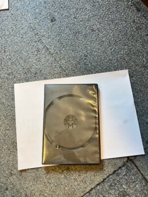 10 x DVD CD Hüllen Ersatz Leer Doppel Einzelbox Etui Cover Schwarz