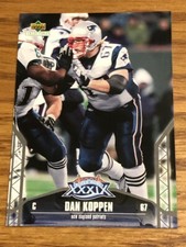 Dan Koppen 2005 Upper Deck SB XXXIX Rookie Card #20 - PATRIOTS - RARE