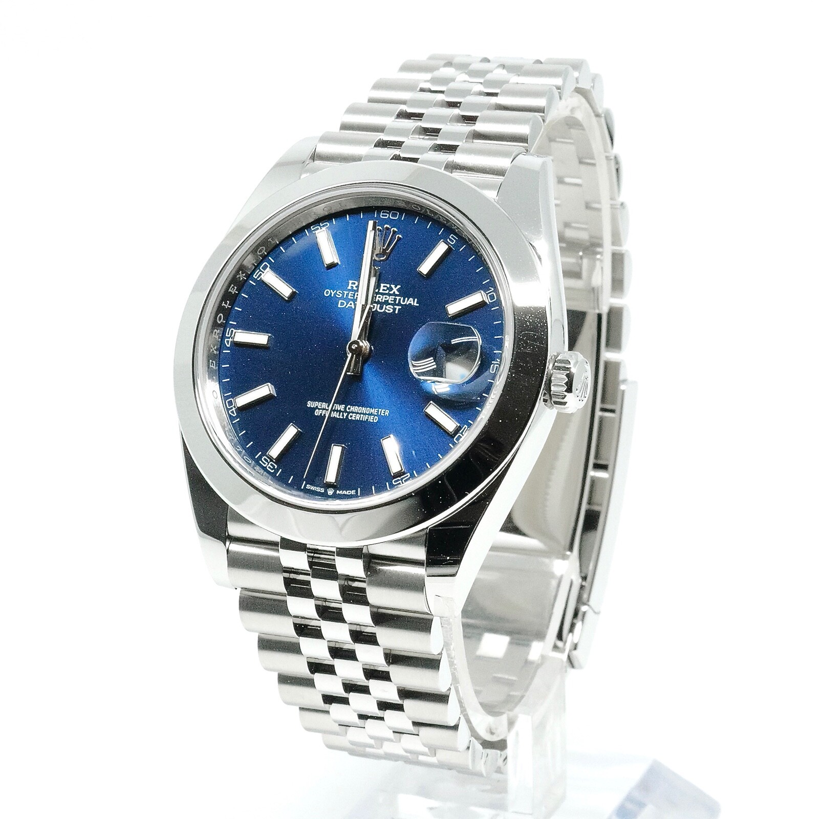 Rolex Datejust 41 126300 Box and Papers 2024 NEW/UNWORN Blue Baton image 2