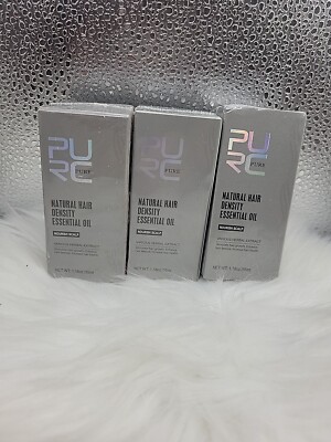 Pack Of 3 Purc Natural Hair Density Nourish Scalp Essential Oil For Hair Growth