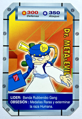 2002 Card MEDABOTS ROLL #36 DR. META-EVIL Peru Very Rare TCG