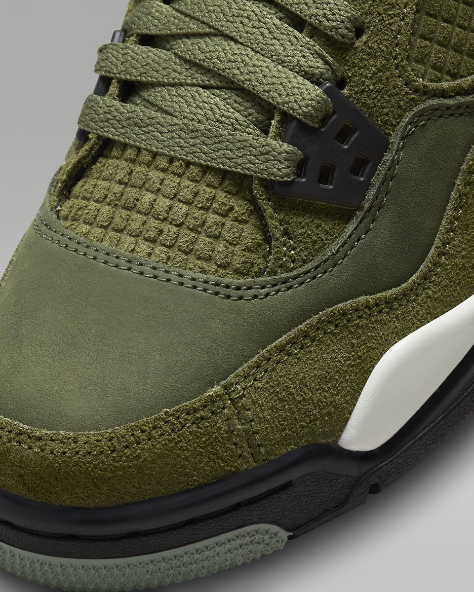 オリーブ✕4 Nike Air Jordan 4 SE Retro Low Craft Olive Jordan 4 GS