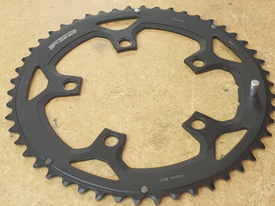 FSA PRO (50t) Alloy Chain Ring 10/11s Gossamer Omega Tempo Chainring 110mm NEW - Image 2 of 4