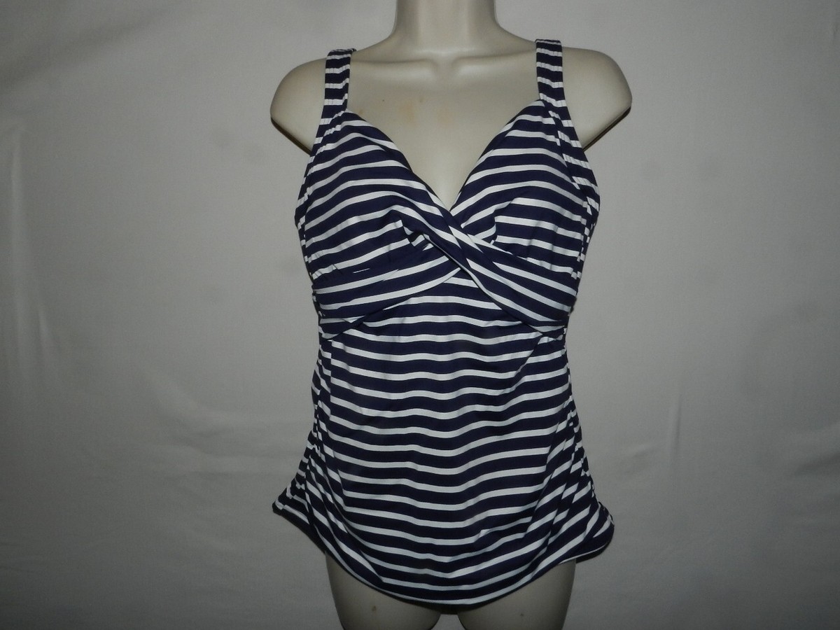 ウェア CLARK37 Women's D-Cup V-Neck Wrap Underwire Tankini Swimsuit Top