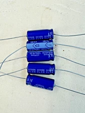 5pcs 100uF 63V Axial Electrolytic Aluminum Capacitor Nichicon
