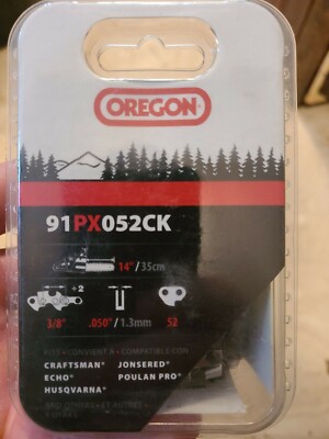 Oregon 14 Inch Chainsaw Chain .050 Gage 52 Link