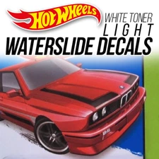 1/64 Scale BMW E30 M3 Head Tail Light WaterSlide Decal for Hot