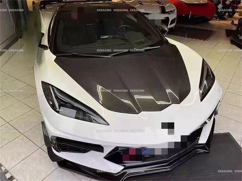 Real Carbon Fiber Hood Compatible With Chevrolet Corvette C8 Z06 20+ Front Hood - Picture 21 of 24