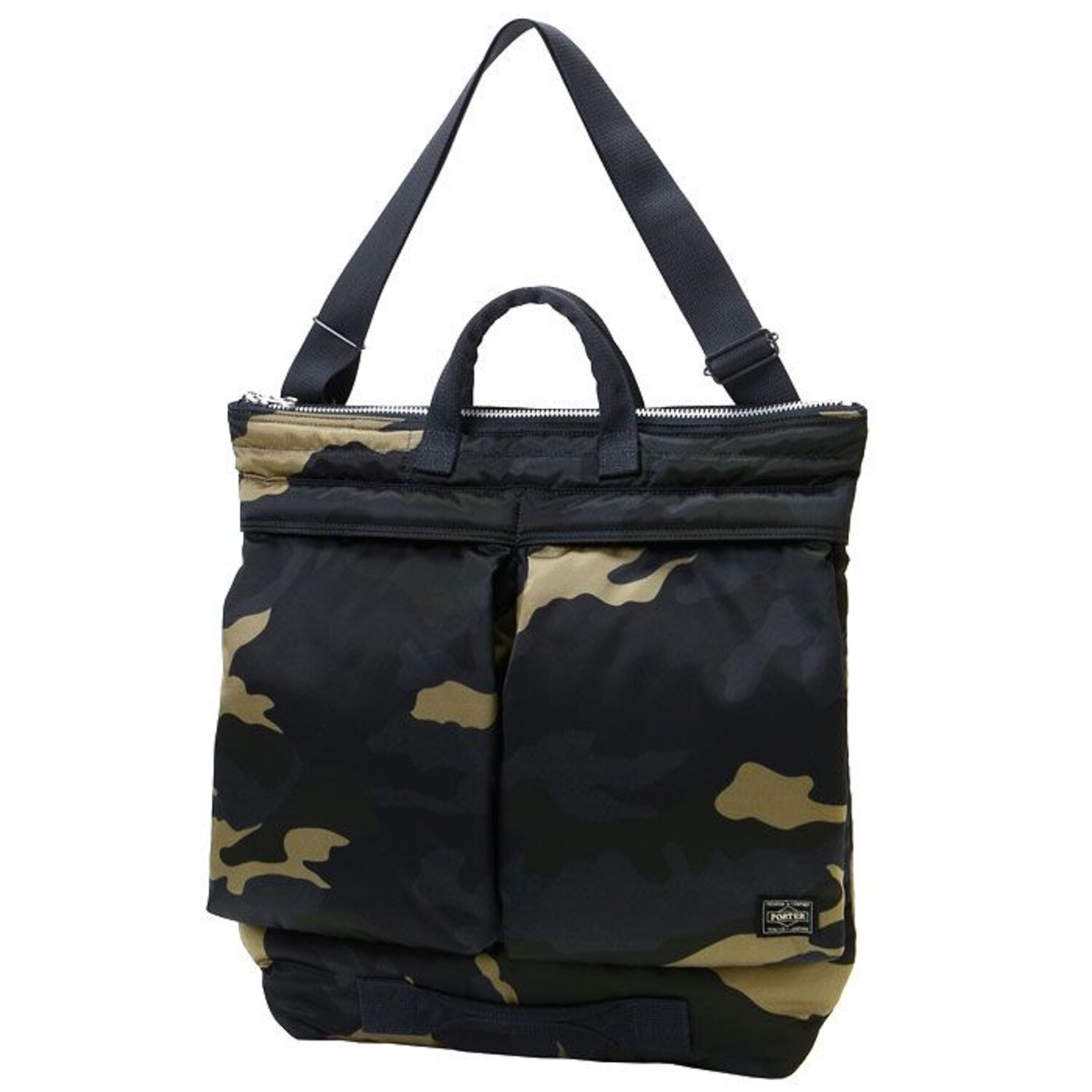 PORTER YOSHIDA Counter Shade Camouflage Print Nylon Tote Bag 381-05119