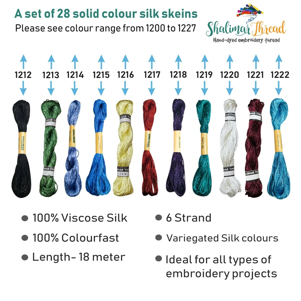 Viscose Silk Embroidery Thread and DIY Crafting Thread - Image 2 of 3