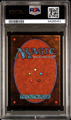 1993 MTG Magic the Gathering Unlimited Basalt Monolith Vintage PSA 8 NM-MT POP 4 - Picture 2 of 4