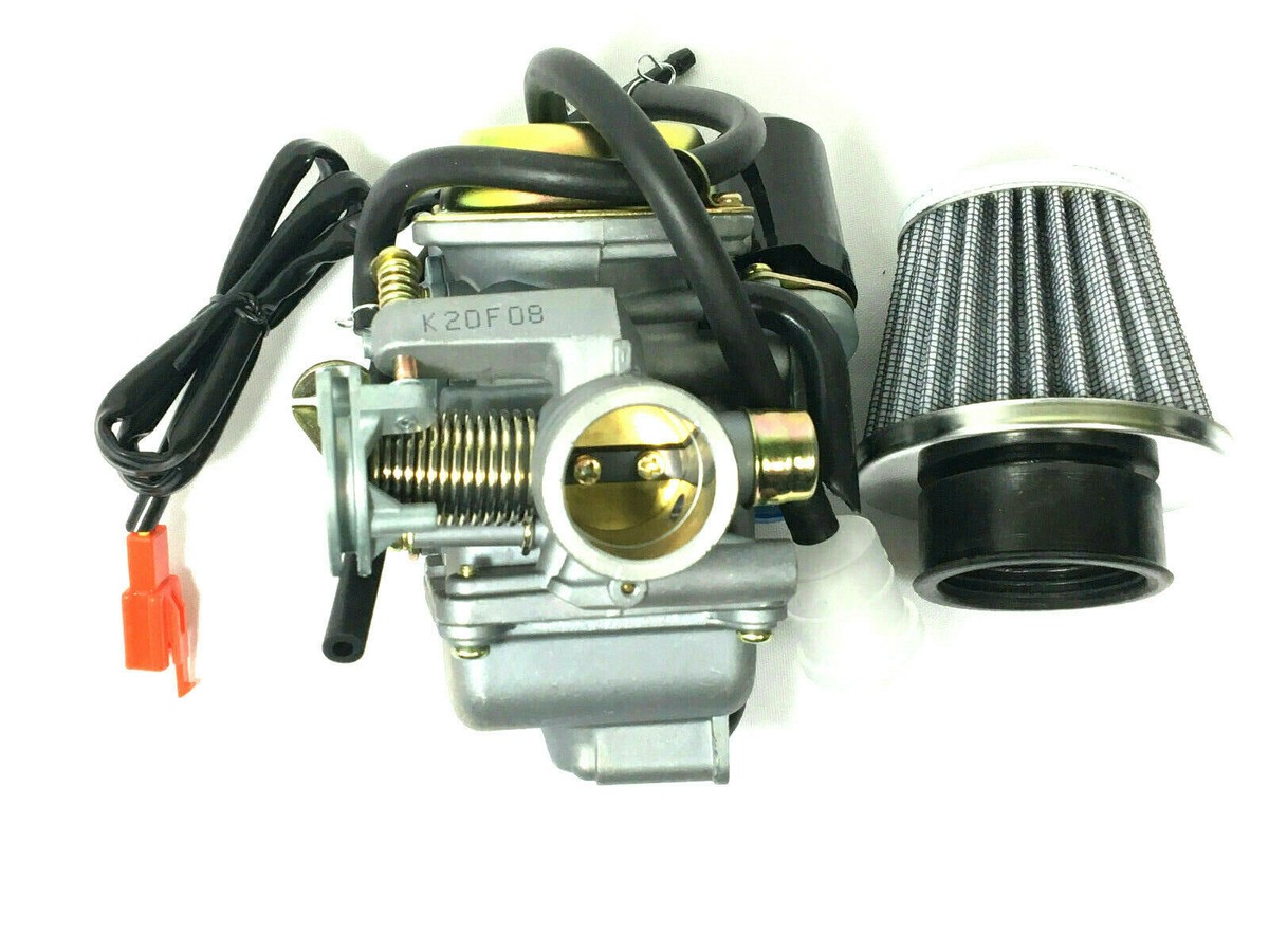 Gy6 125cc 150cc Performance Carb PD24 free GAS FILTER Moped Gy6 125cc 150cc Performance Carb PD24 free GAS FILTER Moped