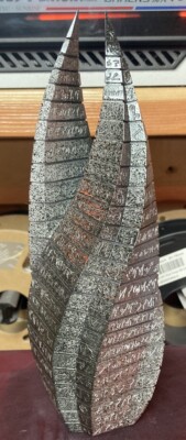 Dead Space Marker 9 Inches 3D-printed (Resin) Stone Silver