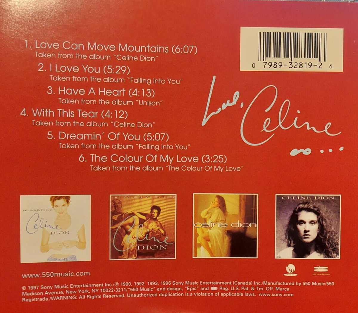 Celine Dion : Limited Edition Love Songs Collection - Audio CD | eBay