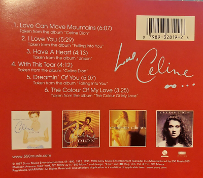 Celine Dion : Limited Edition Love Songs Collection - Audio CD | eBay