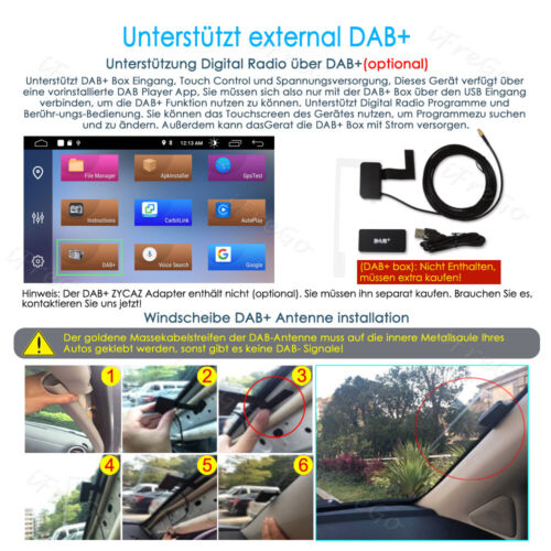 7" Android 12 Autoradio mit GPS,DVD, Bluetooth, für Polo T4, Passat B5, Golf MK4 - Bild 10 von 14