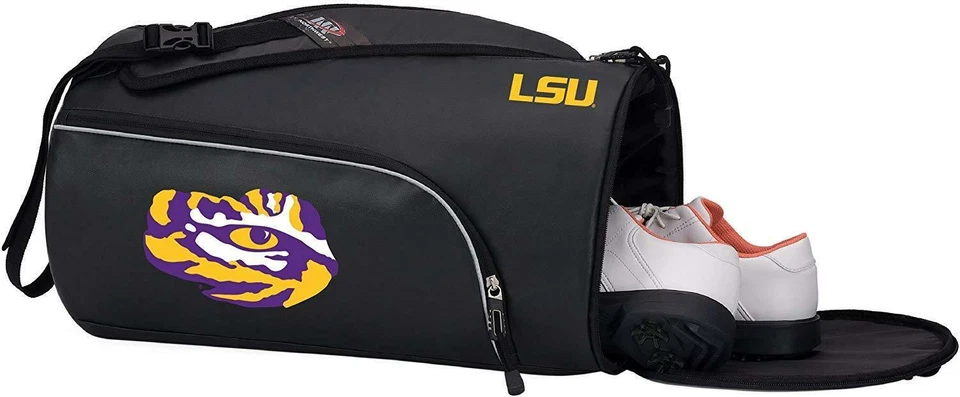 Nuevo NCAA LSU Tigers Squadron Premium Lona/Bolso Bolsa de Gimnasio/Bolsa de Entrenamiento Foto 3 de 4