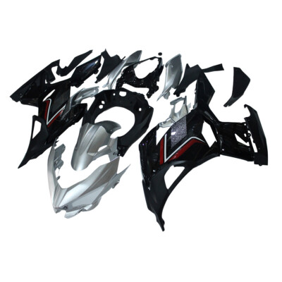 Silver Black Bodywork for Kawasaki Ninja400 EX400 2018 - 2023 Motorbike Fairings