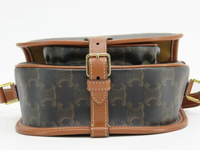 Celine Triomphe Medium Folco Bag Crossbody Shoulder Pouch