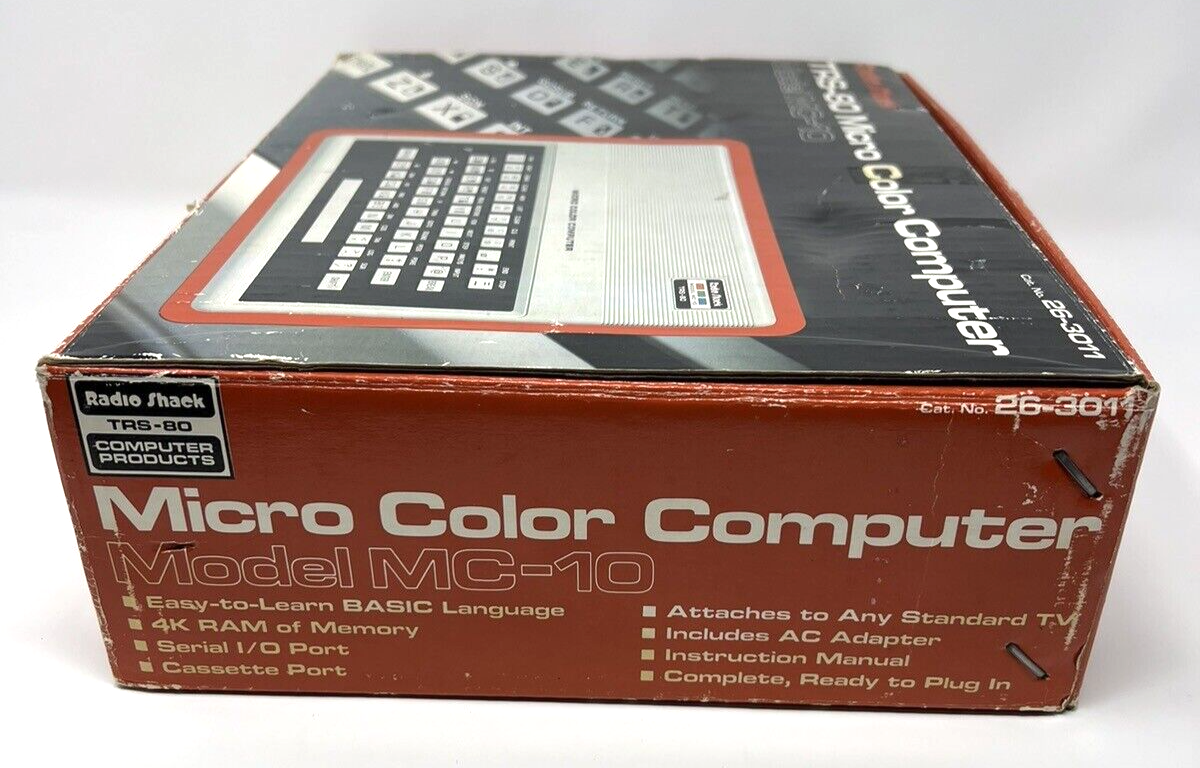 Radio Shack TRS-80 Micro Color Computer MC-10 26-3011 Tandy Radio Shack TRS-80 Micro Color Computer MC-10 26-3011 Tandy