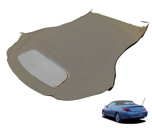 Fit: Toyota Solara Soft Top & Glass Window 2004-2009 HAARTZ BLACK German - Bild 8 von 12