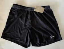 Nike DRI-FIT Women's Park III Shorts LARGE Black Soccer BV6862-010 NWT