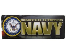 U.S. Navy USN USA American 7.75x3" Inch Magnet Car / Fridge / Other