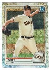2020 Bowman Chrome Seth Corry Mojo Refractor #BCP-242 San Francisco Giants