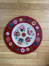 Hand Painted Wooden Platter