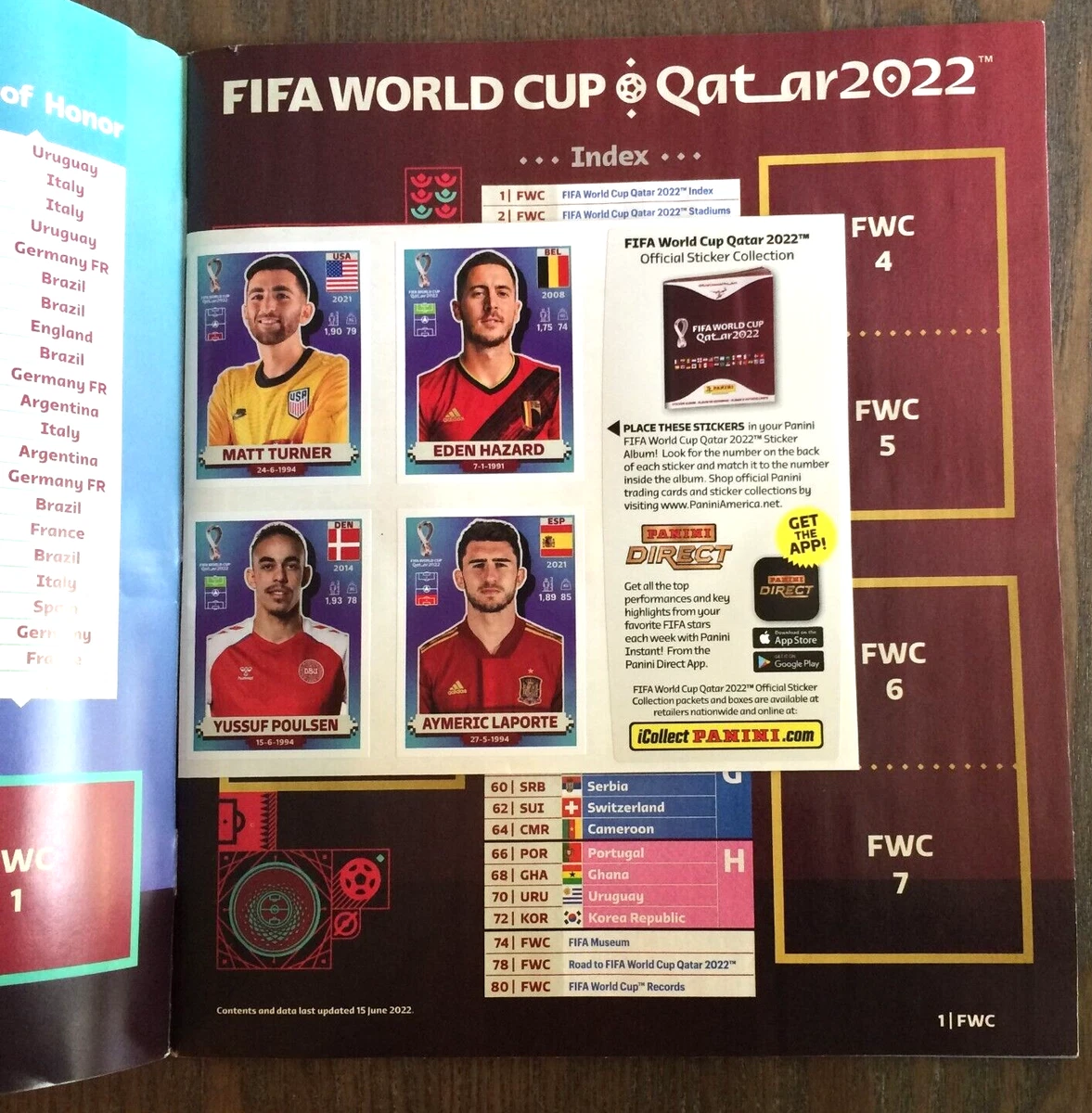 FREE FIFA World Cup Qatar 2022 sticker album and stickers