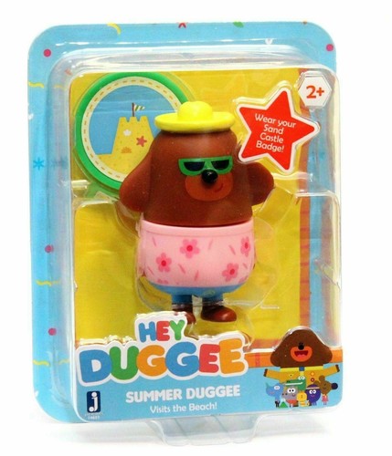 Hey Duggee - Summer Duggee 3" Figure Includes Castle Badge Visits the Beach! NEW - Picture 2 of 4