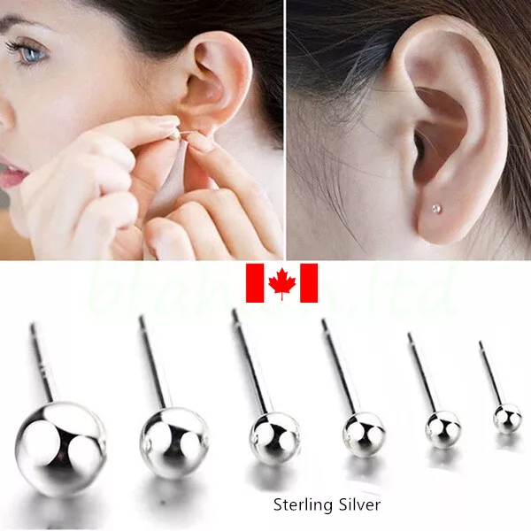 6 Pairs Tiny Stud Earrings Sets for Women 925 Sterling Silver Geometric  Shapes Plain Silver Earrings with Small Screwback - China Screwback Earring  and Silver Earring price | Made-in-China.com