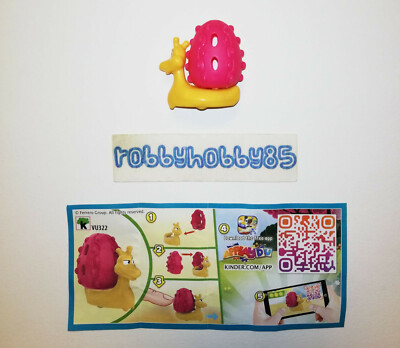 VU322 Schnecke + BPZ Kinder Überraschung Italien Ostern 2022 Easter Race