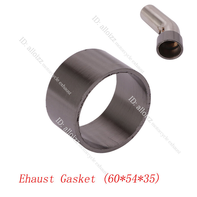 【ss】速達 For Kawasaki Ninja ZX6R 2009-2024 Exhaust Gasket Graphite