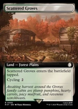 Scattered Groves Extended Art Foil - PIP 0505 - NM - MTG Magic