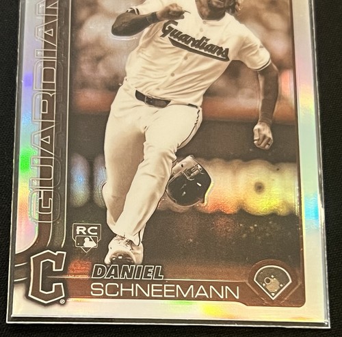 2025 Topps Chrome Daniel Schneemann #43 Sepia Refractor Parallel Rookie RC - Picture 3 of 4