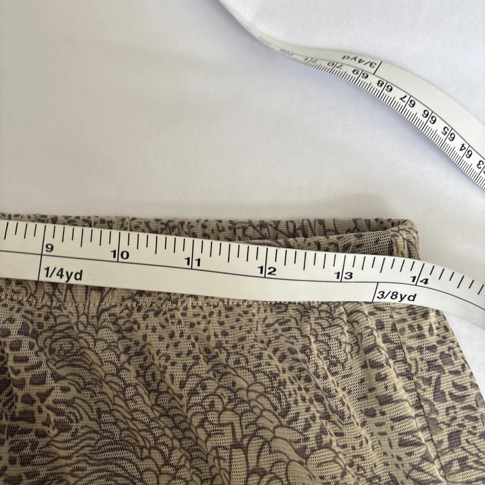 Saia maxi feminina de malha para Cynthia média acinzentada floral em camadas boho hippie Y2K - Imagem 4 de 4