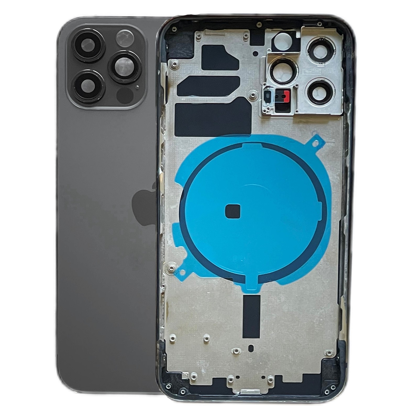 Châssis iPhone 12 Pro cassé ? Boîtier de remplacement Graphite avec joint et outils - 4