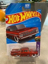 2026 Hot Wheels Red '59 Chevy Impala Layin' Low #44