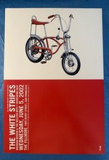 2002 The White Stripes The Fillmore San Francisco Schwinn Sting Ray Krate Poster