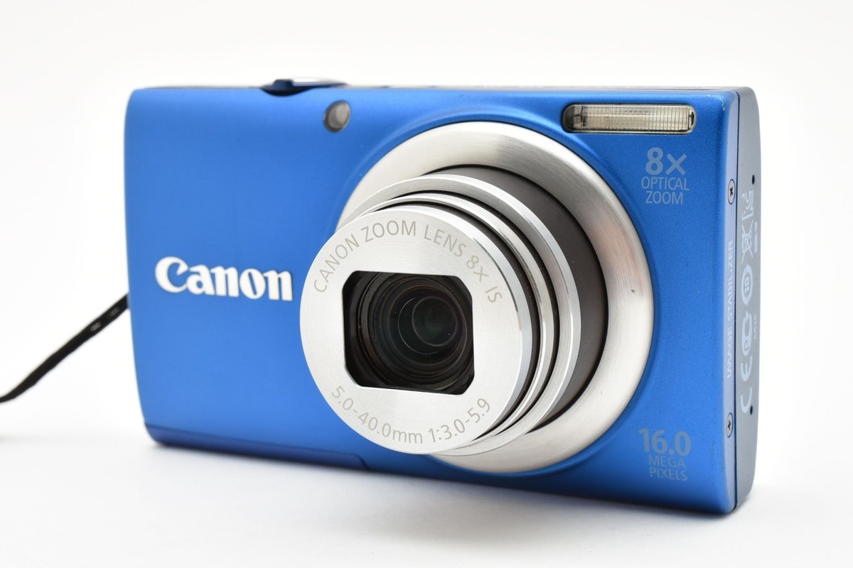Canon PowerShot A4000 IS 16.0MP Digital Camera - Blue for sale