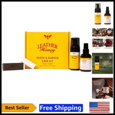 Eco-Friendly Suede Cleaner  Protector Kit: Brush, Eraser, Safe for All Colors