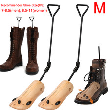 2PCS Wooden Boot Stretcher Adjustable Shoe Shaper Widener Expander for Men Women