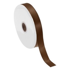 1/2 Inch x 60 Yards Solid Satin Ribbon, 1Pcs Fabric Ribbon, Brown