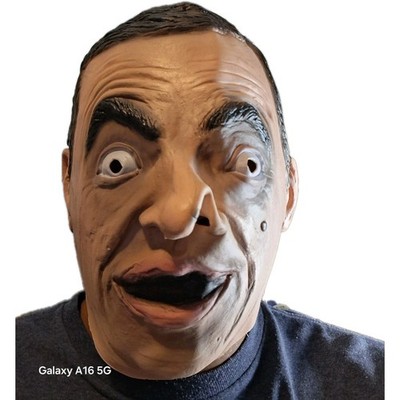 Mr Bean: Masquerade Halloween Latex Fancy Head Mask Carnival Party Roleplay 